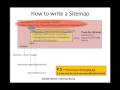 how to write sitemaps - video tutorial